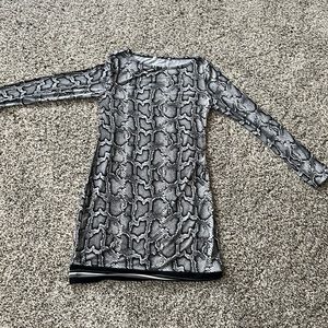 Karen Kane animal print dress.